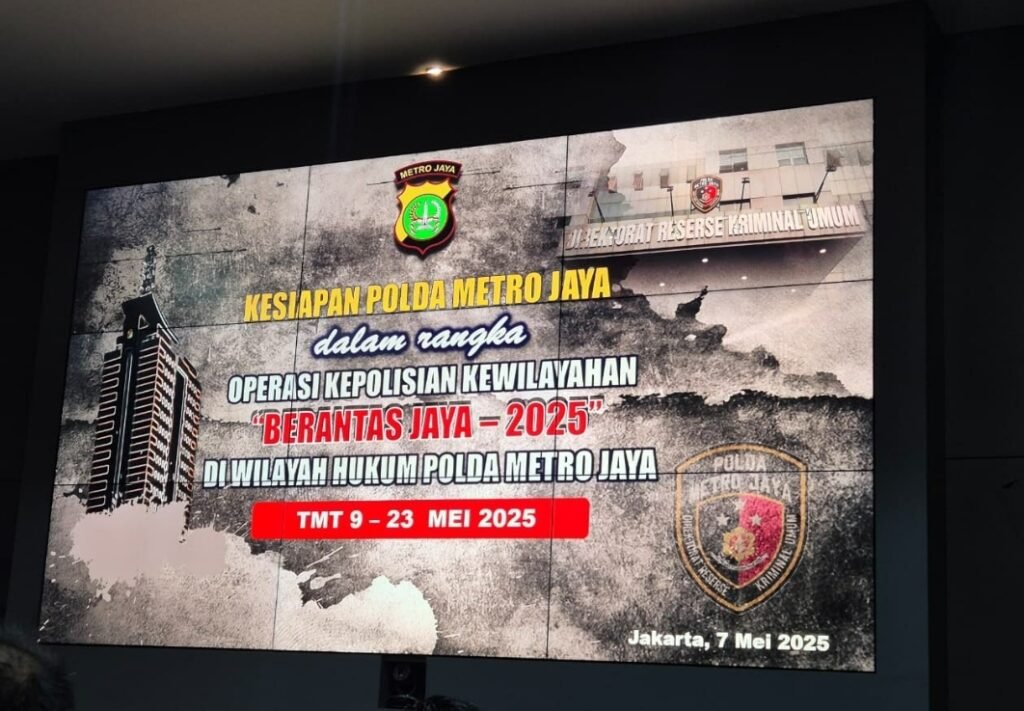 Persiapan pelaksanaan Operasi Berantas Jaya 2025 yang akan dimulai pelaksanaannya tanggal 09 Mei - 23 Mei 2025