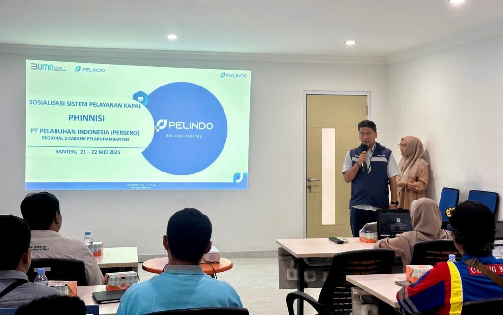 Suasana peserta dan jajaran manajemen Pelindo Group wilayah Banten, serta sekitar 103 perwakilan dari agen pelayaran.