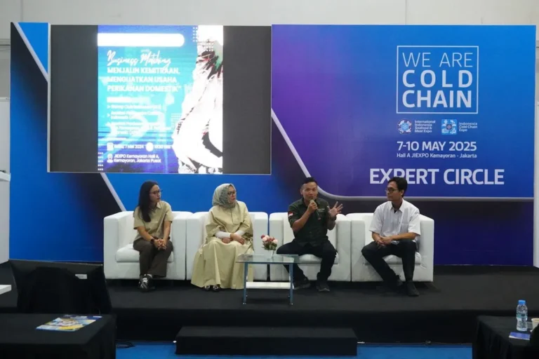 Kementerian Kelautan dan Perikanan (KKP) memperkuat pasar perikanan domestik lewat promosi dan temu mitra. Foto; Humas KKP