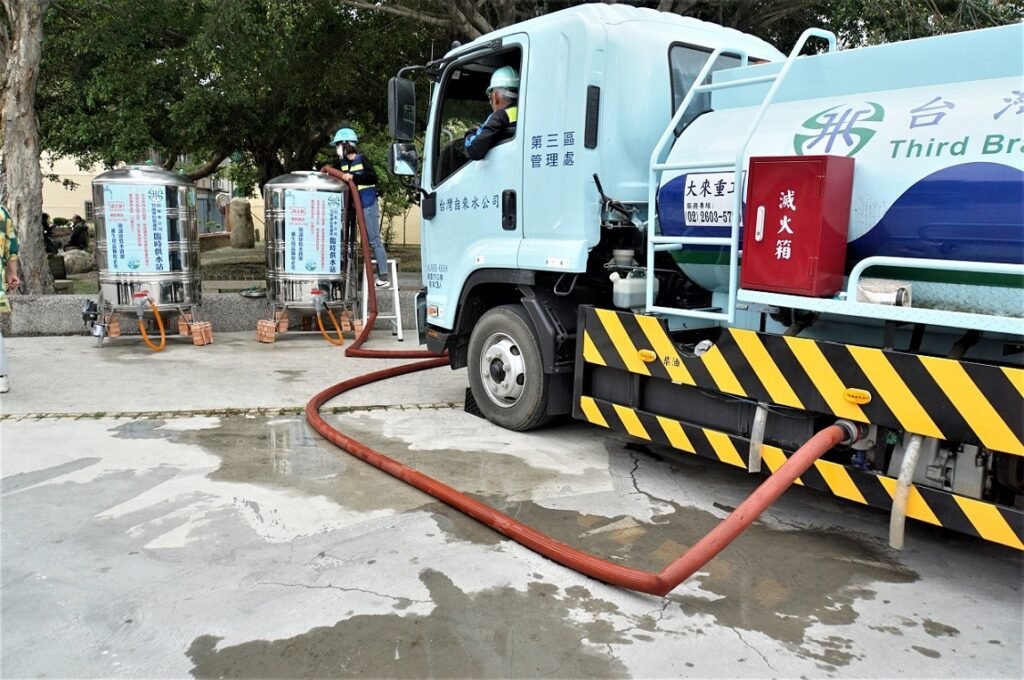 Foto Truk air dari Taiwan Water Corporation. (Foto Taiwan Water Corporation)