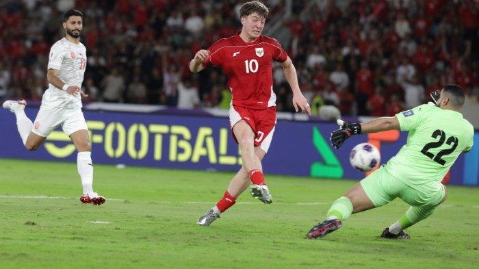 Timnas Indonesia Lawan Bahrain Berakhir Kemenangan 1-0 Lewat gol Ole Romeny.