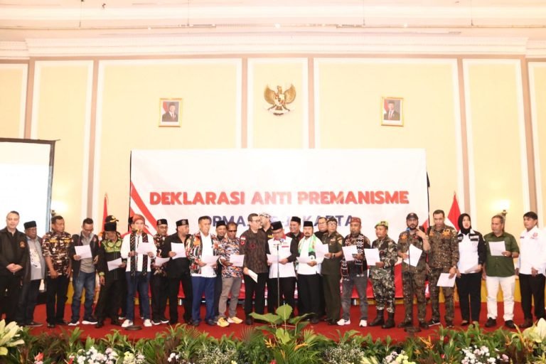 Puluhan Ormas Se DKI Jakarta Deklarasikan Anti Premanisme.