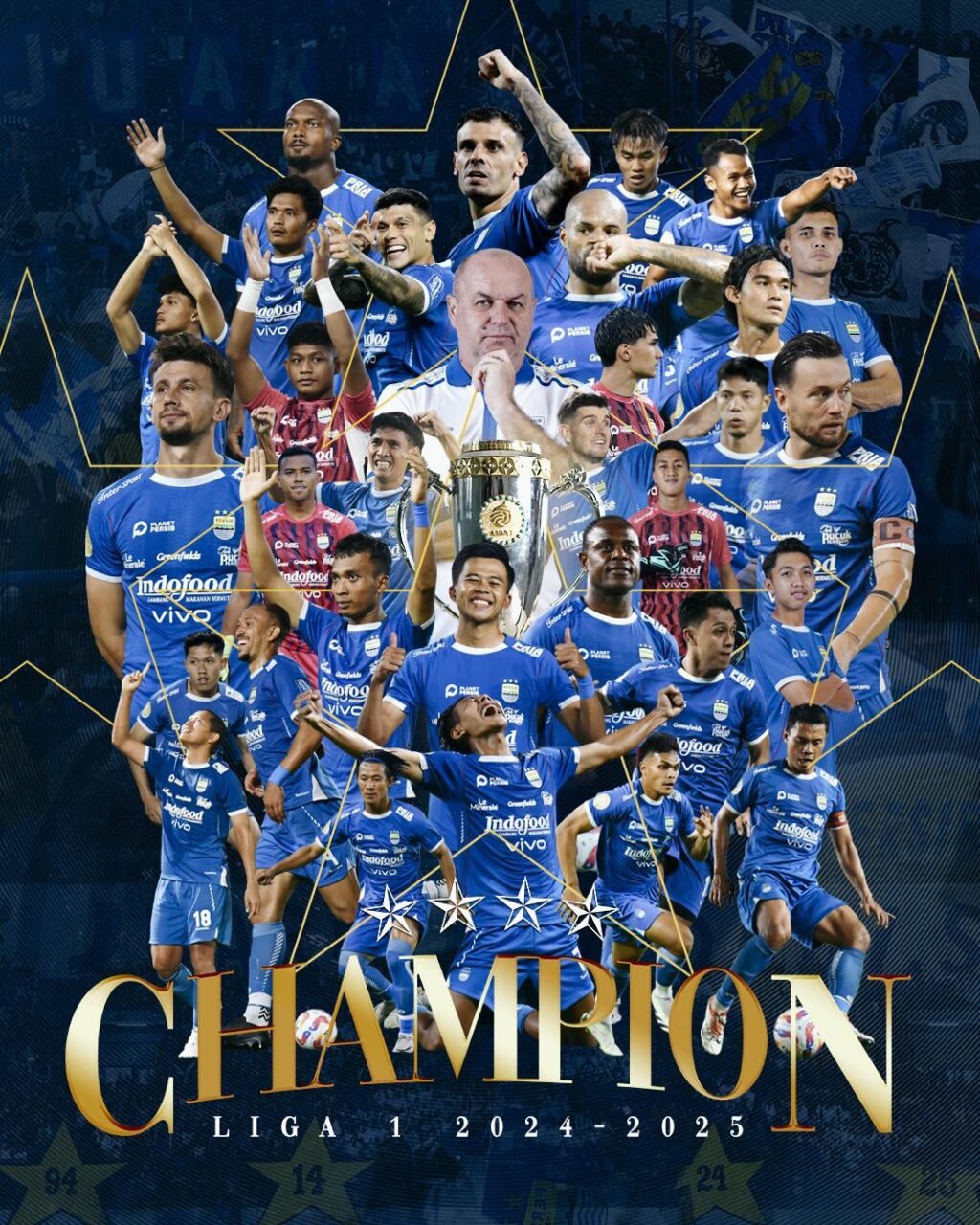 Persib back to back juara liga 1