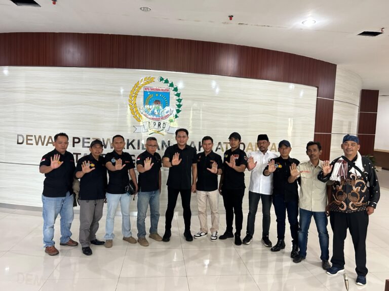 Audiensi P4GN GANNAS Serpong Bersama Ketua Badan Kehormatan DPRD Tangsel Julham Firdaus,Rabu 28/05/2025