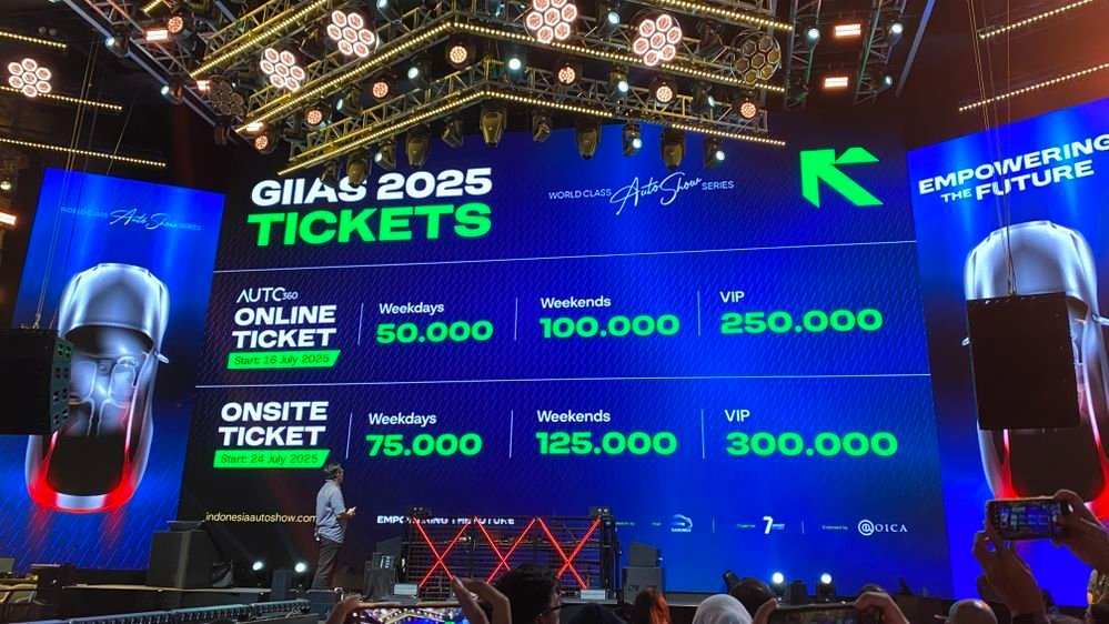 Tiket masuk GIIAS 2025