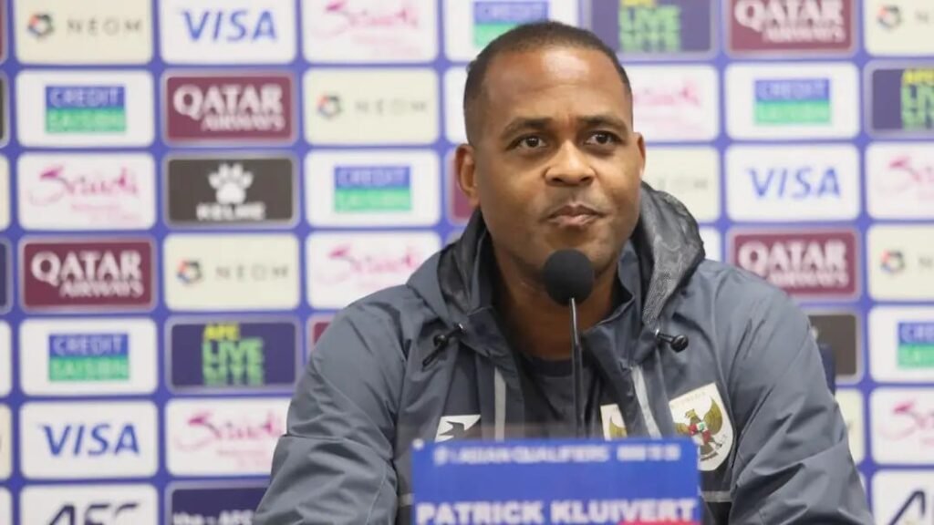 Patrick Kluivert pelatih Timnas Indonesia.