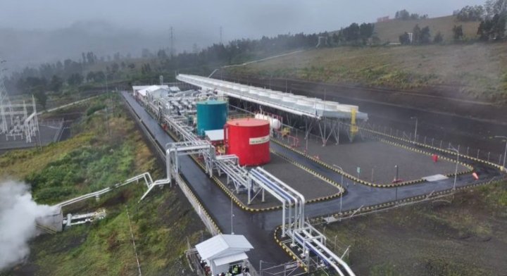 Pembangkit Listrik Tenaga Panas Bumi (PLTP) Blawan Ijen, Kabupaten Bondowoso yang diresmikan secara hybrid oleh Presiden Prabowo Subianto pada Kamis, 26 Juni 2025 Foto: BPMI Setpres