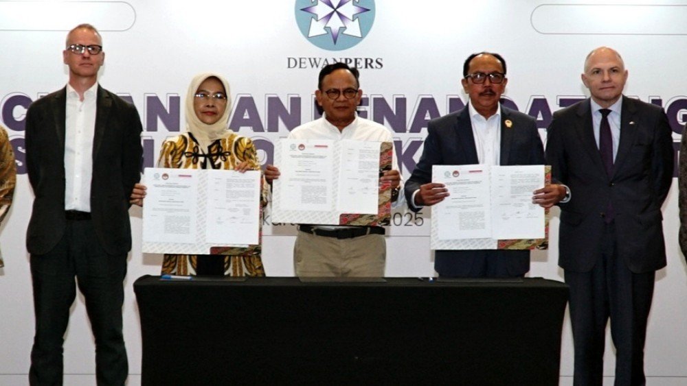 Penandatanganan nota kesepahaman ini digelar di Mangkuluhur Artotel Suites, Jalan Gatot Subroto Kav II No. 3, Karet Semanggi, Setiabudi, Jakarta Selatan, Selasa (24/06/2025).
