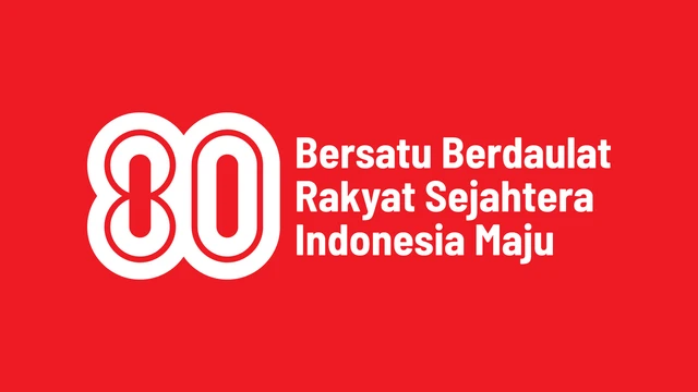 Logo dan tema HUT ke-80 RI. Foto: Biro Setpres