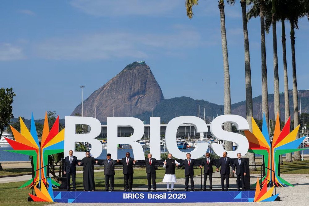 Pemimpin negara anggota BRICS di Brazil