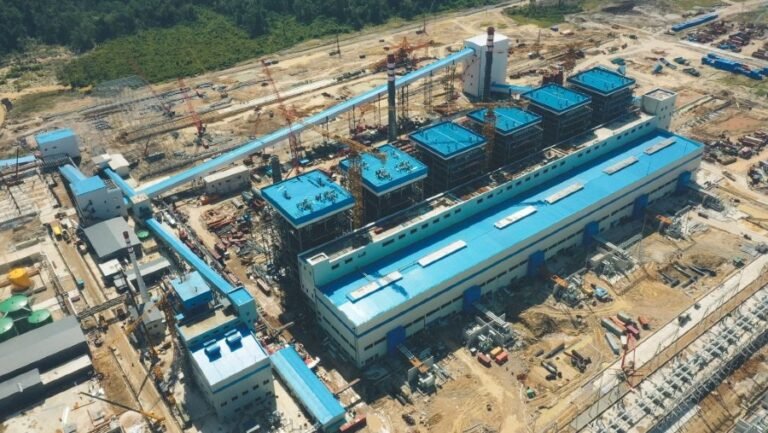 Konstruksi proyek nikel PT Gunbuster Nickel Industry./dok. GNI