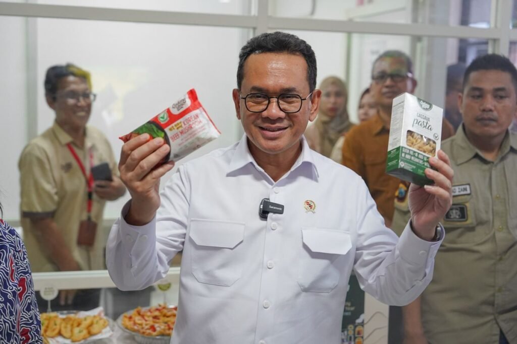 Menteri Perdagangan (Mendag) Budi Santoso saat menghadiri pelepasan ekspor pada Selasa (29/7)