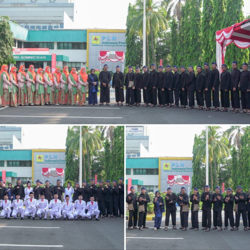 Rangkaian upacara diawali dengan pengibaran Bendera Merah Putih yang diiringi oleh lagu kebangsaan Indonesia Raya.