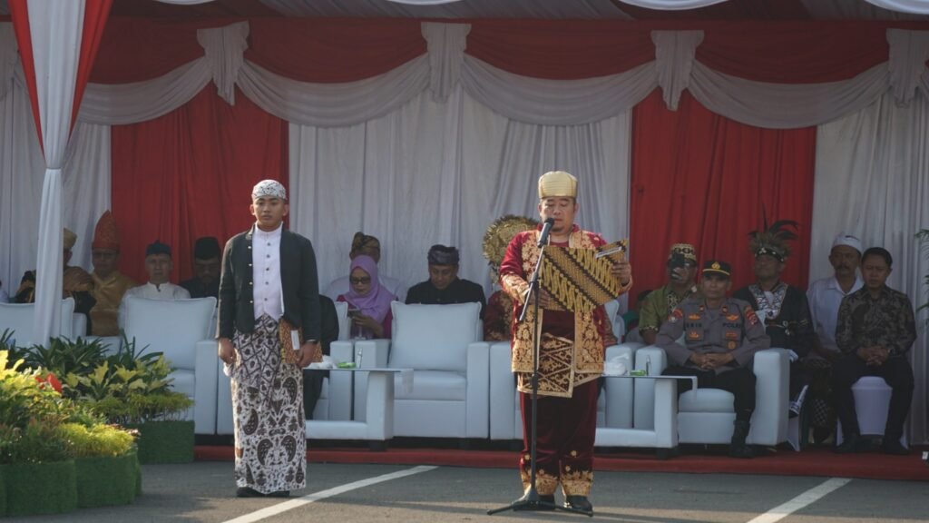 Balai Pengelola Transportasi Darat (BPTD) Kelas II Banten mengikuti Upacara Bendera di Lapangan Ex Kantor PT ASDP Cabang Pelabuhan Merak