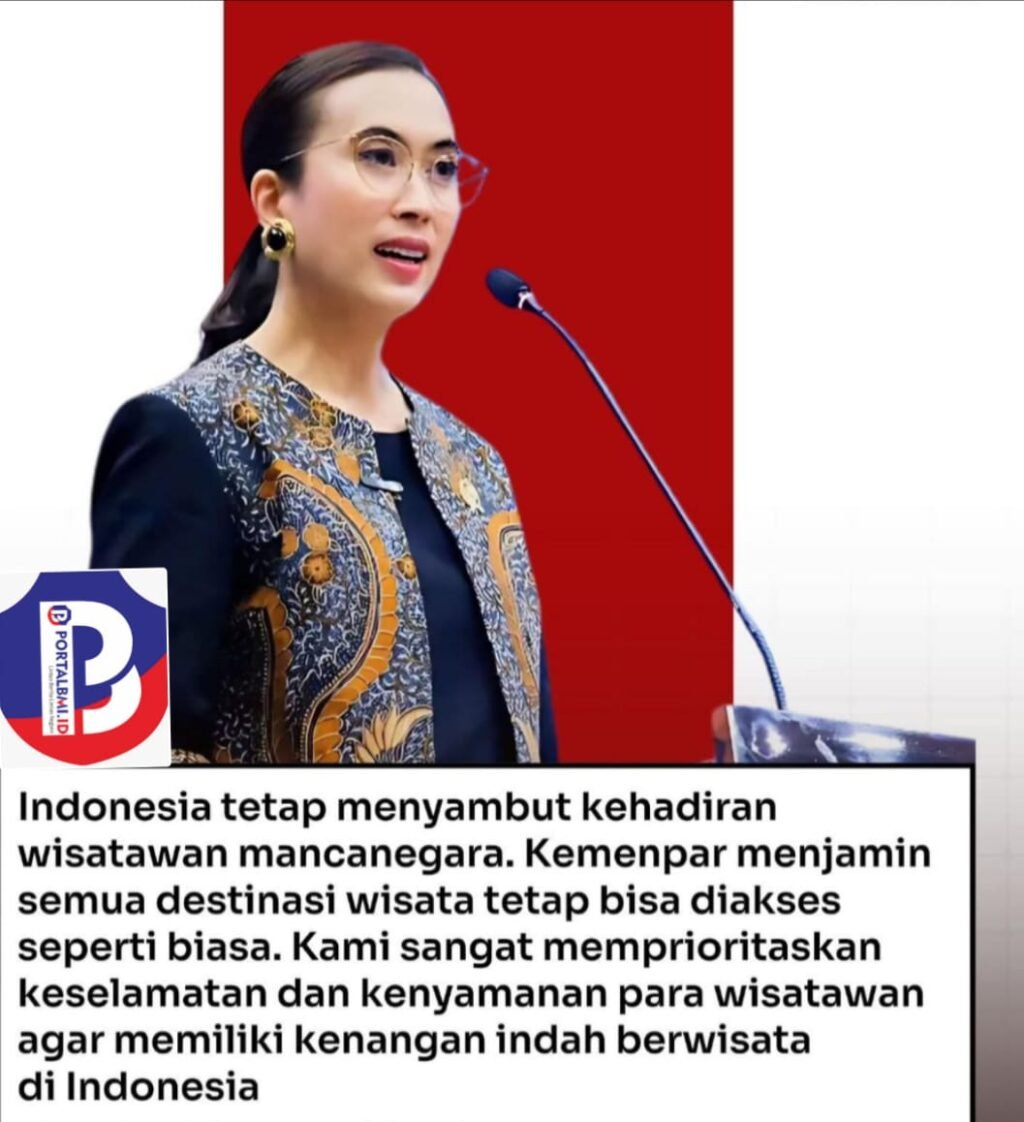 Menteri Pariwisata Widiyanti Putri Wardhana