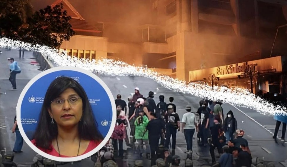 Perserikatan Bangsa-Bangsa (OHCHR), Ravina Shamdasani saat demonstrasi di Indonesia pada 29 Agustus 2025. Foto: melihatindonesia