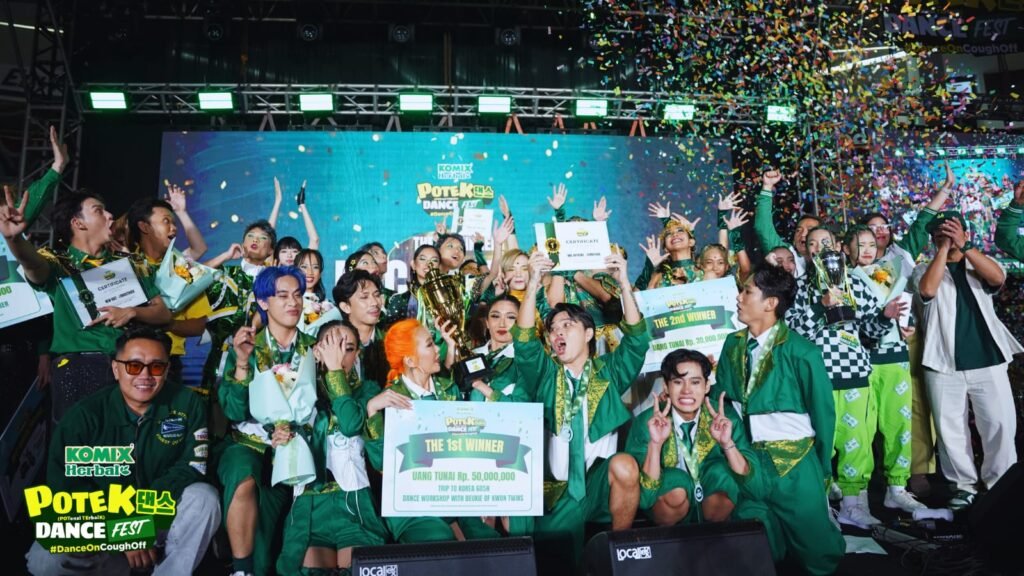 Komix Herbal POTEK Dance Fest #DanceOnCoughOff resmi menutup perjalanan panjangnya dengan sebuah perayaan energi dan kreativitas anak muda Indonesia