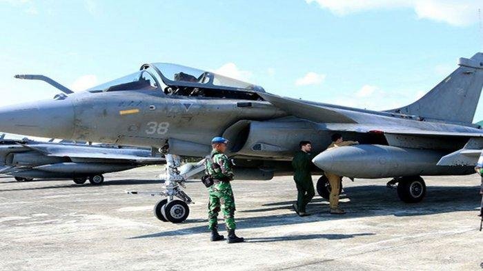 Pesawat tempur Dassault Rafale.