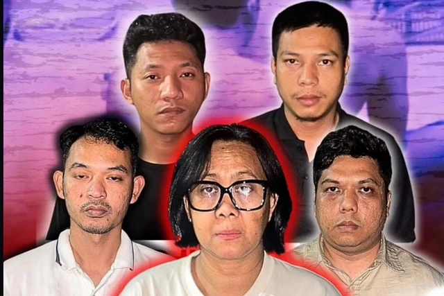 Tampang para pelaku penculikan di Pondok Aren, Tangerang Selatan. Foto: Resmob PMJ
