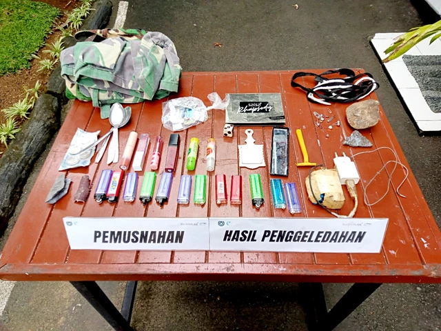 Kemenimipas gencar melakukan razia di lapas dan rutan dalam setahun terakhir. Foto: Dok. Kemenimipas