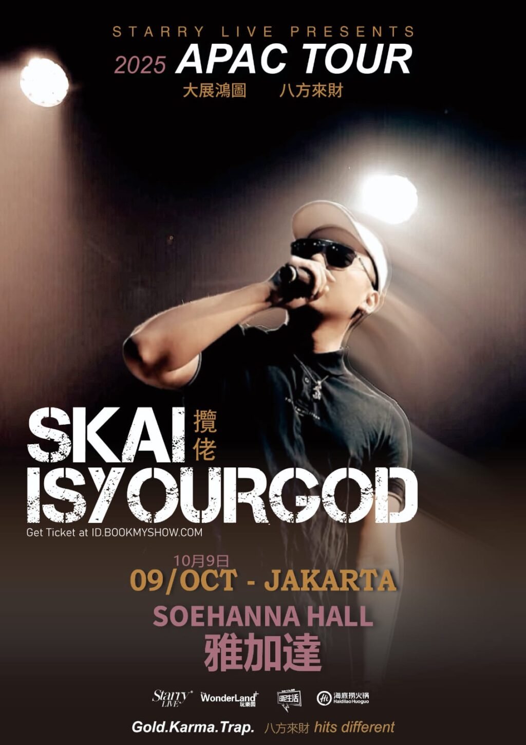 SKAI ISYOURGOD Hadirkan Tur APAC Viral ke Jakarta, 9 Oktober