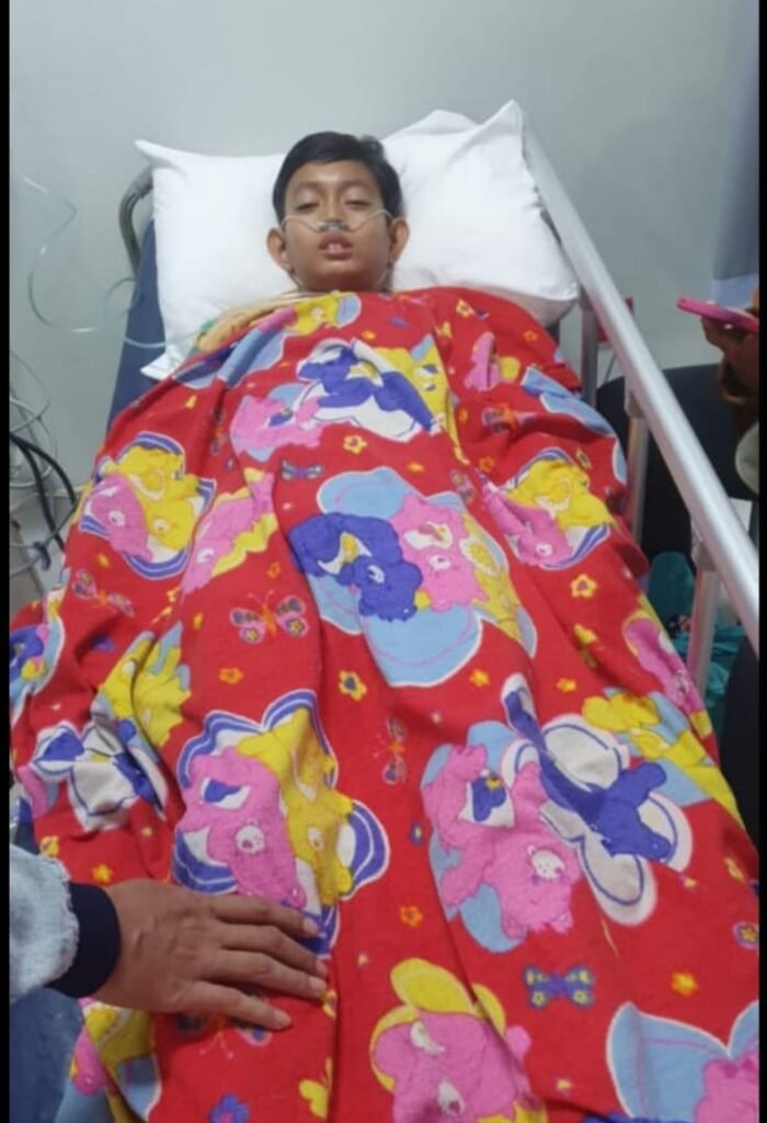 Korban bully smp 19 Muhammad hisyam. FOTO : PORTALBMI,ID