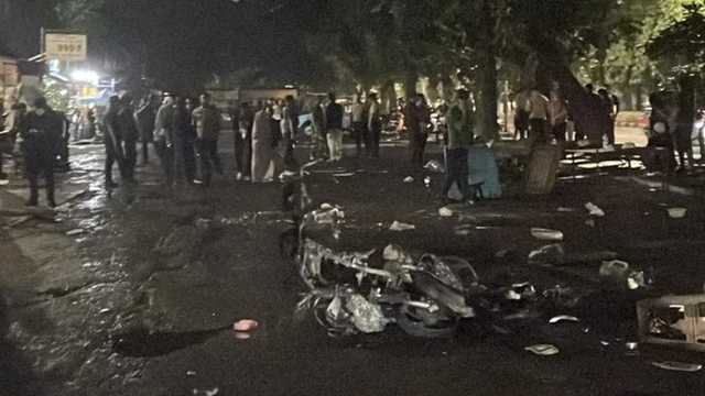 Lokasi tempat kerusuhan yang terjadi di depan Taman Makam Pahlawan (TMP) Kalibata, Jakarta Selatan, Kamis (11/12/2025).