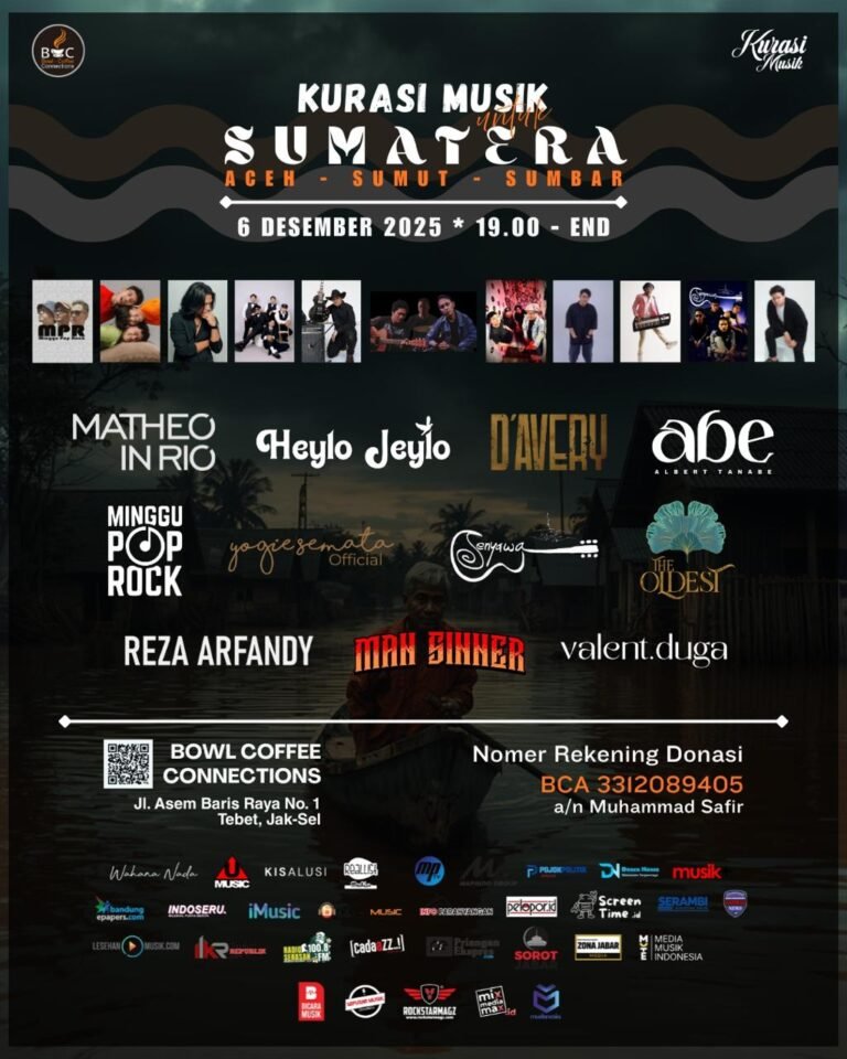 Musisi Bersatu, Solidaritas Mengalir untuk Sesama