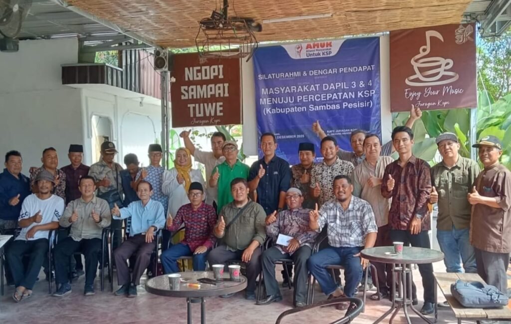 AMUK (Aliansi Masyarakat untuk KSP) menggelar silaturami bersama Kepala Desa, Badan Permusyawaratan Desa (BPD), tokoh agama dan masyarakat CDOB KSP. FOTO : Aep05-PBMI