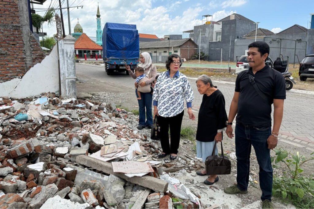 Rumah Elina di Jalan Dukuh Kuwukan 27, Kelurahan Lontar, Kecamatan Sambikerep, pada 6 Agustus 2025. portalbmi.id