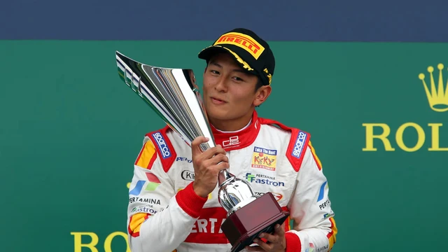 Rio Haryanto raih podium di GP2. Foto: Dok. Formula 1