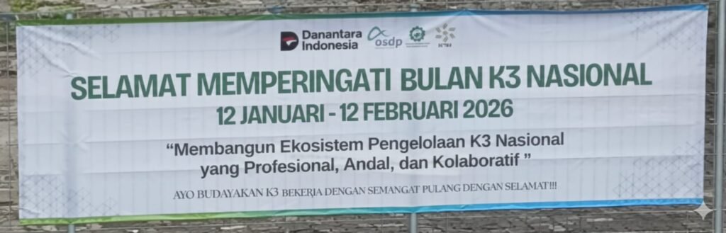 Memperingati Bulan K3 12 Januari-12 Februari 2026. FOTO: Budi05-PBMI