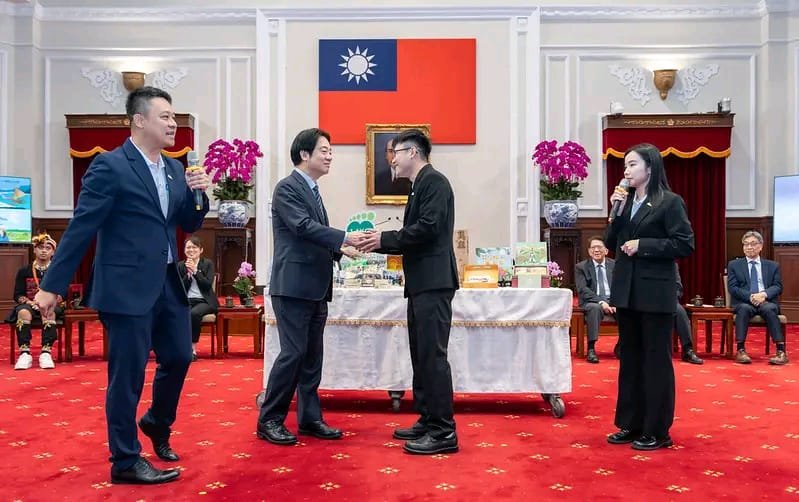 Presiden Lai Ching-te menerima kunjungan delegasi Program Pertukaran Duta Muda Internasional 2025