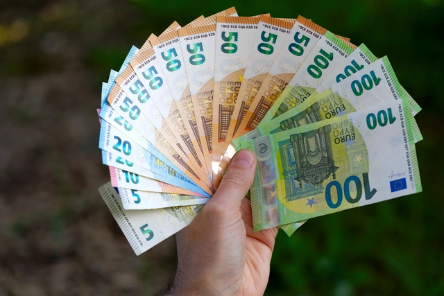 Ilustrasi mata uang Euro. Foto: Michael Derrer Fuchs/Shutterstock