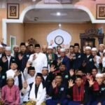 Wakil Bupati Sambas, Heroaldi Djuhardi Alwi, menghadiri kegiatan Sajadah Fajar. FOTO: Aep06/ portalbmi.id