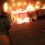 Kebakaran Hanguskan Kios Tambal Ban di Pamulang. FOTO: Henny06/ portalbmi.id