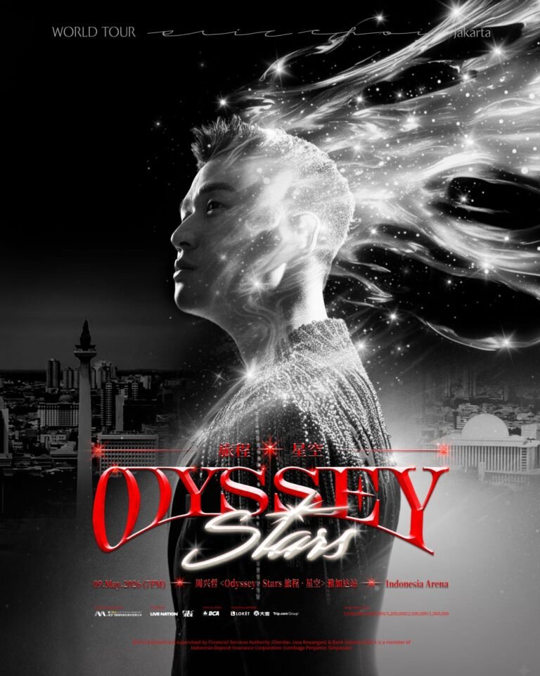 World tour terbarunya,《Odyssey · Stars 旅程 · 星空》, yang akan digelar pada 9 Mei 2026 di Indonesia Arena. FOTO: Allung06/ portalbmi.id