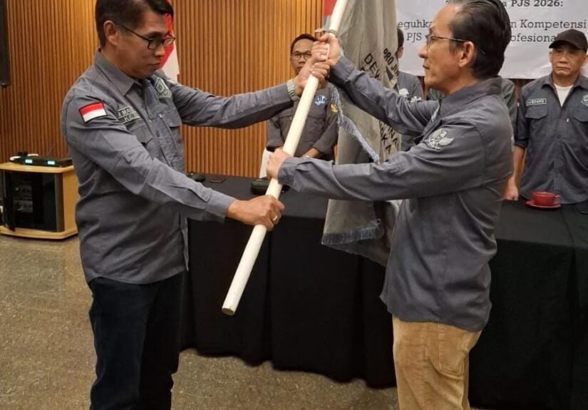 Mahmud Marhaba secara resmi membuka Musyawarah Daerah (Musda) ke-2 DPD PJS Bangka Belitung, Sabtu (7/2/2026). FOTO: PJS