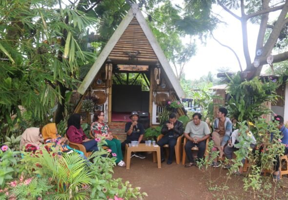 Hadir sebagai narasumber utama, Ketua Komisi Pemilihan Umum Daerah (KPUD) Kota Tangerang Selatan, M. Taufiq MZ, FOTO: Henny06/portalbmi.id