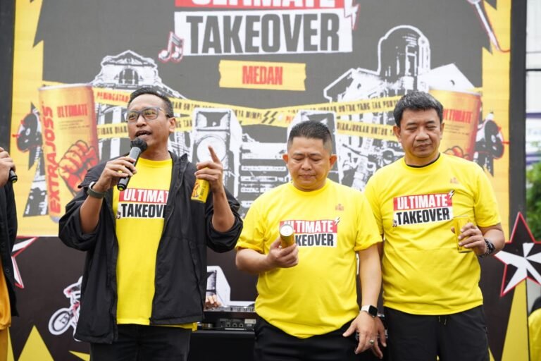 Arwin Nugraha Hutasoit, Head of Marketing, Media, and Consumer Insight PT. Bintang Toedjoe yang hadir sebagai perwakilan brand. FOTO: Allung06/portalbmi.id