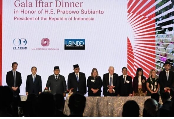 Kegiatan tersebut berlangsung di Gedung U.S. Chamber of Commerce, Washington DC, Amerika Serikat, pada Rabu, 18 Februari 2026. FOTO: BPMI Setpres