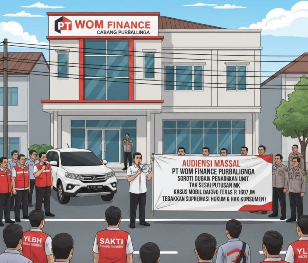 Audiensi Massal Akan Digelar di Kantor PT WOM Finance Purbalingga, Soroti Dugaan Penarikan Unit Tak Sesuai Putusan MK
