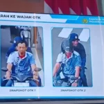 Wajah dua orang pelaku penyiraman air keras terhadap Andrie Yunus yang disampaikan oleh Dirreskrimum Polda Metro Jaya, Kombes Pol Iman Imannudin pada Rabu (18/3). FOTO: Dirreskrimum Polda