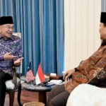 Presiden Prabowo Subianto menerima kunjungan Perdana Menteri Malaysia Anwar Ibrahim di Istana Merdeka, Jakarta, Jumat (27/3/2026). Foto: Cahyo - Biro Pers, Media, dan Informasi Sekretariat Presiden