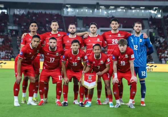 Susunan pemain utama Timnas Indonesia dalam pertandingan semifinal FIFA Series 2026 melawan St Kitts and Nevis di Stadion Utama Gelora Bung Karno (SUGBK), Senayan, Jakarta, pada Jumat (27/03/2026).