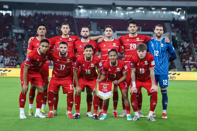 Susunan pemain utama Timnas Indonesia dalam pertandingan semifinal FIFA Series 2026 melawan St Kitts and Nevis di Stadion Utama Gelora Bung Karno (SUGBK), Senayan, Jakarta, pada Jumat (27/03/2026).