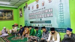 Istigasah dan halalbihalal pasca-Idulfitri PCINU Taiwan di Taipei, Minggu. (Sumber Foto : CNA, 29 Maret 2026)