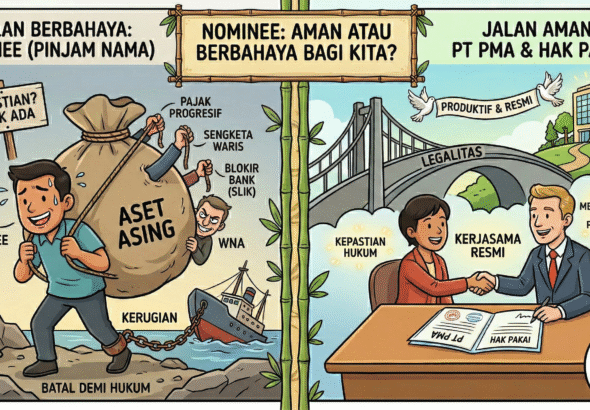 Praktik "pinjam nama" atau nominee agreement masih menjadi fenomena gunung es di tengah pesatnya investasi asing di Indonesia, FOTO: Ayu05/portalbmi.id