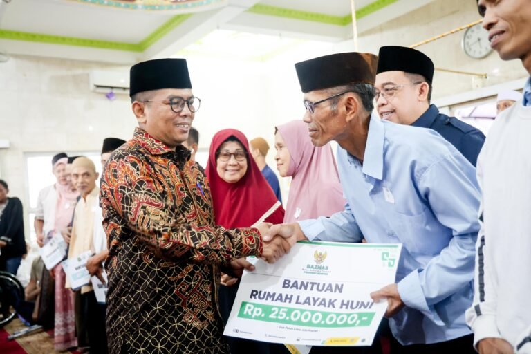 Safari Ramadan 1447 Hijriah di Masjid Jami Ar-Rohman, Kampung Jaletreng, Kecamatan Serpong, Kota Tangerang Selatan. FOTO: portalbmi.id