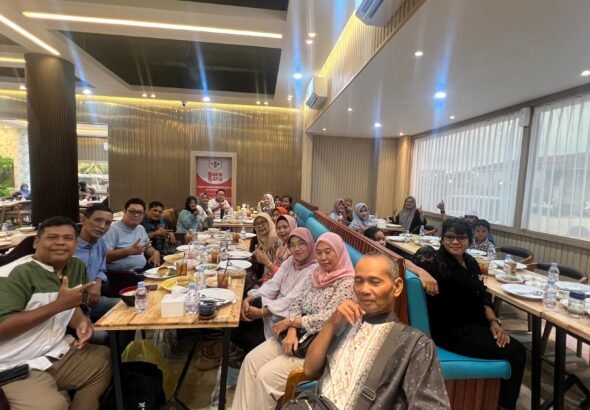 Komunitas UMKM Borneo Istimewa menggelar kegiatan buka puasa bersama. FOTO: Firdaus06/portalbmi.id